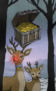 The Treasure's Light in the Snow