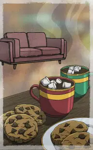 The Couch on Christmas Morning