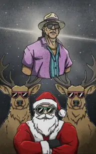 Santa & Uncle on Watch