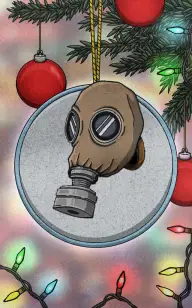 The Christmas Gas Mask Decoration