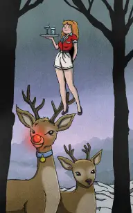 The Woman's Light in the Snow