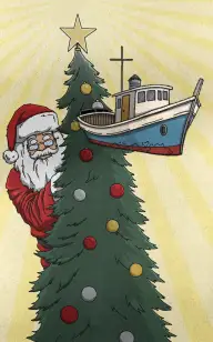 Santa's Ferry is Coming to Town