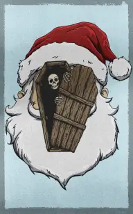 Coffin Impersonating Santa