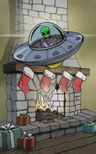 The Alien's Christmas Sock