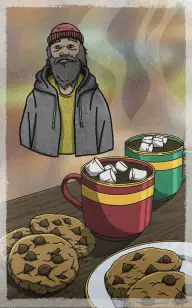 The Grandpa on Christmas Morning