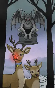 The Red-Nosed Statue