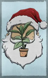 Santa's Favourite Plant Pot