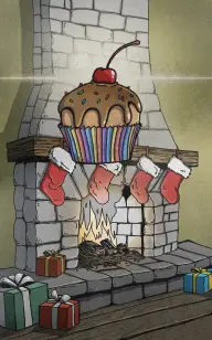 The Cupcake's Christmas Sock