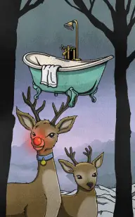 The Little Reindeer's Tub