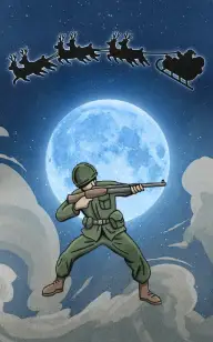 The Marine During Christmas Night