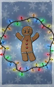Gingerbread Wrapped in Lights