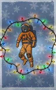 The Glowing Spaceman