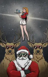 Santa's Mission: The Stolen Waitress