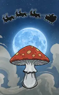 The Shroom Pulling Santa's Sleigh