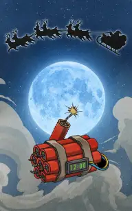 The Dynamite Pulling Santa's Sleigh