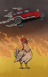 The Blaze Chicken Rider