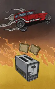 The Blaze Toaster Rider