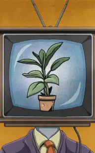 The TV Plant Pot