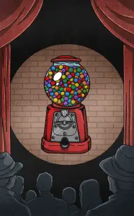 Gum Machine Stand-Up