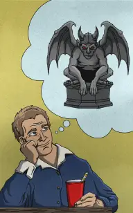 Gargoyle Daydreaming