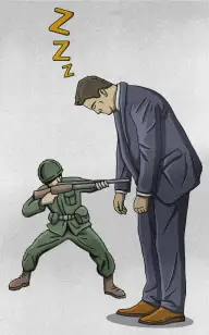 Soldier Sleepwalking