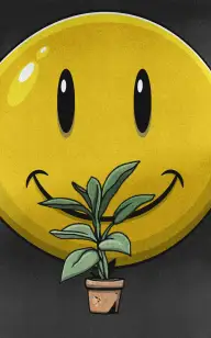 Smiling Plant Pot