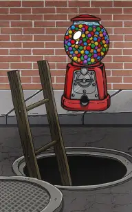 The Gumball in a Manhole