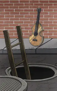 The Guitar in a Manhole