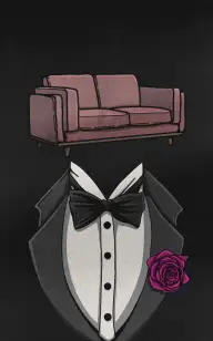 Sofa in a Suit