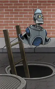 The Robot in a Manhole
