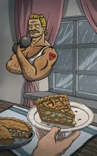 The Strongman 's Famous Pie