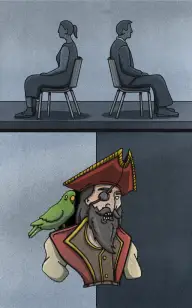 The Breakup Over the Pirate