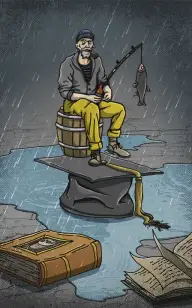 Fisherman in Detention