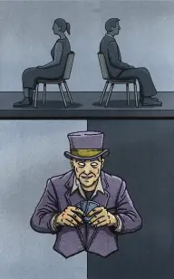 The Breakup Over the Magician