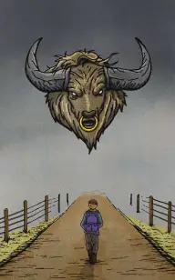 The Buffalo Walks Alone