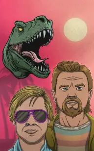 Tim, John and the T-rex