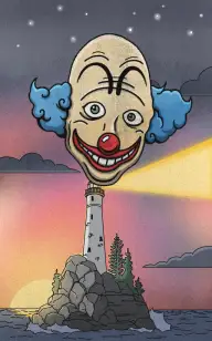 The Shining Jester at Sea