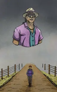 The Husband Walks Alone