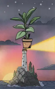 The Shining Flower at Sea