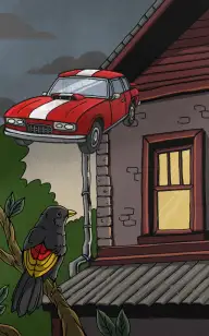 Race Car Gone With the Wind