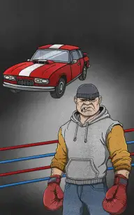 The Fighting Race Car