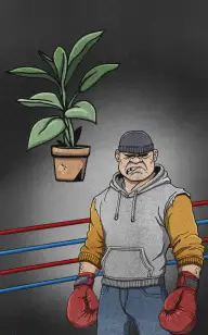 The Fighting Plant Pot