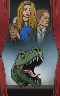 Curtain Fall Over My T-rex