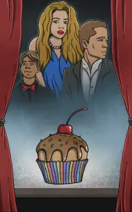 Curtain Fall Over My Cake