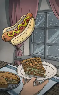 The Hot Dog's Famous Pie