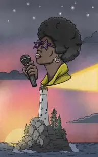 The Shining Superstar at Sea