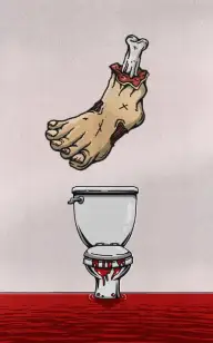 Body Part Blood Bath