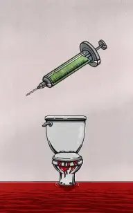 The Serum Flushed Away