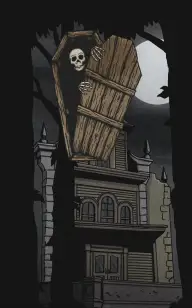 The Coffin Haunting the Mansion
