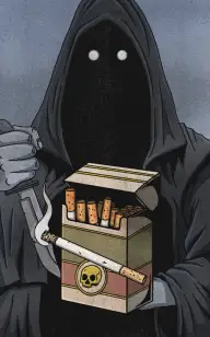 The Cigarette, His Prey